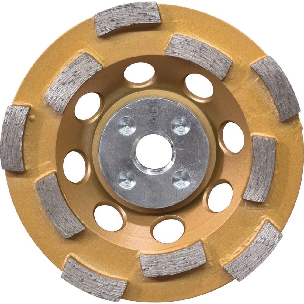 4-1/2 in. Double Row Diamond Cup Wheel， Anti-Vibration ;