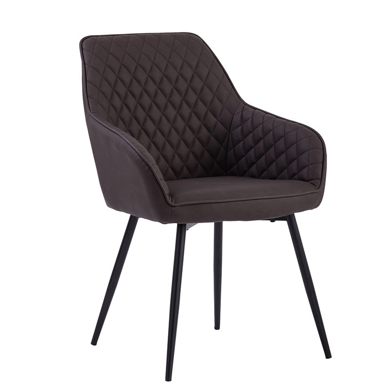 HAKON Dining Chair -  Brown & Black