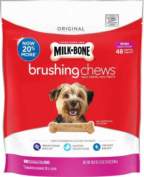 Milk-Bone Original Brushing Chews Daily Dental Dog Treats