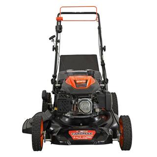 YARDMAX 22 in. 201 cc SELECT PACE 6 Speed CVT High Wheel RWD 3-in-1 Gas Walk Behind Self Propelled Lawn Mower YG2760