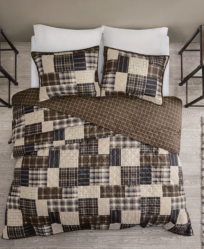 Madison Park Timber Reversible 3-Pc. Quilt Set， Full Queen