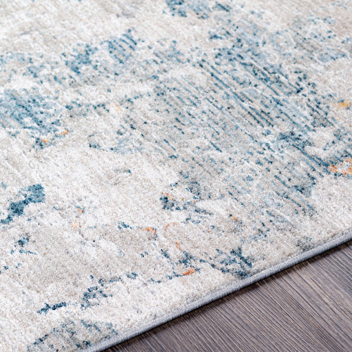 Laila Teal & Gray Rug