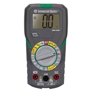 Commercial Electric Manual-Ranging Digital Multi-Meter DMM-8300B