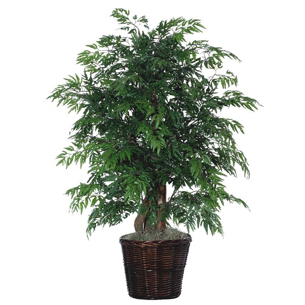 Ming Aralia Foliage Silk，Polyester Extra Full Decorative Plant