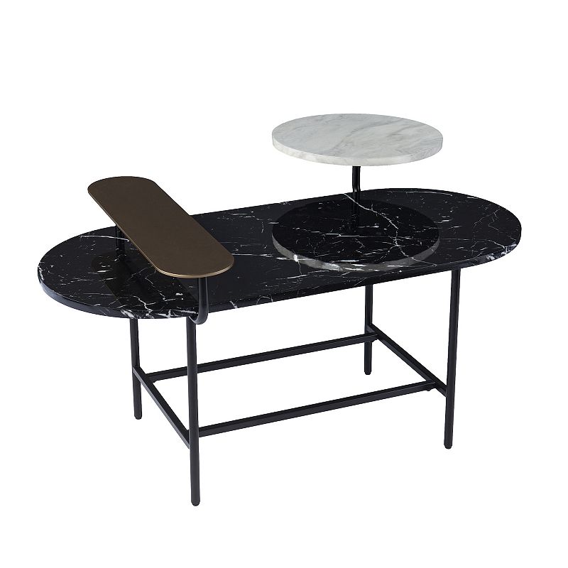 Southern Enterprises Aalan Faux Marble Coffee Table