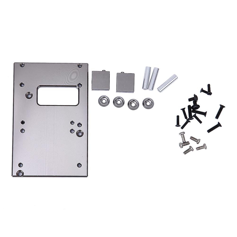 Aluminum Alloy 17g Steering Gear Fixing Plate Fit For Mn D90 Mn-99 Mn-91 Fj-45 Rc Accessories(titanium Color Mn-010t )