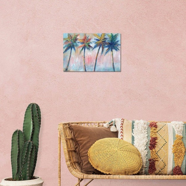 Color Pop Palms By Nan Unframed Wall Canvas Icanvas