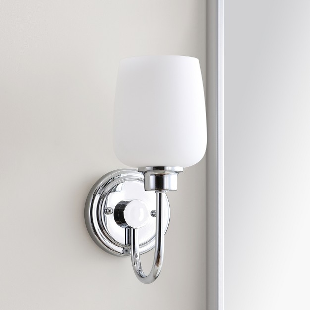 Casen Bathroom Sconce Chrome Safavieh