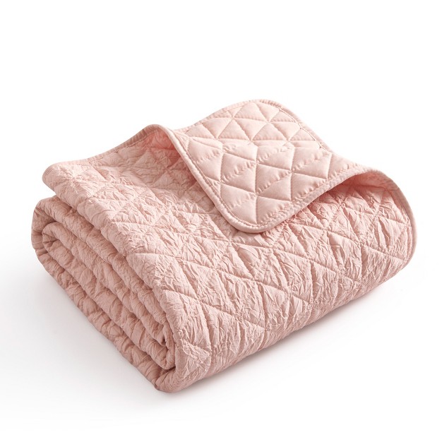 Rowan Blush Quilted Throw Levtex Home