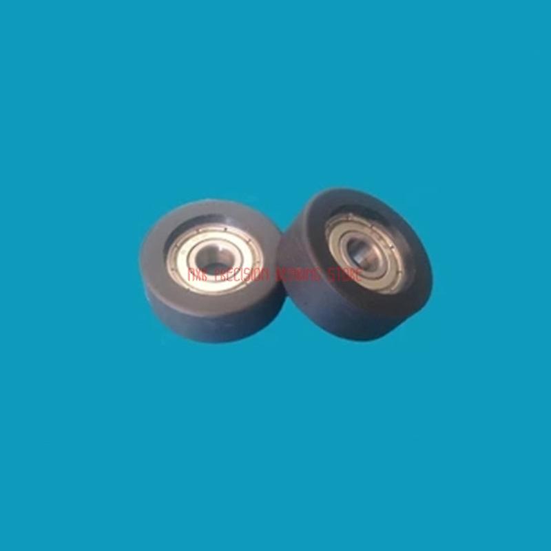 Top Fashion Rushed Plastic Bearing 8*30*11mm 608 Coated Box Pulley Polyurethane Rubber Wheels Pu