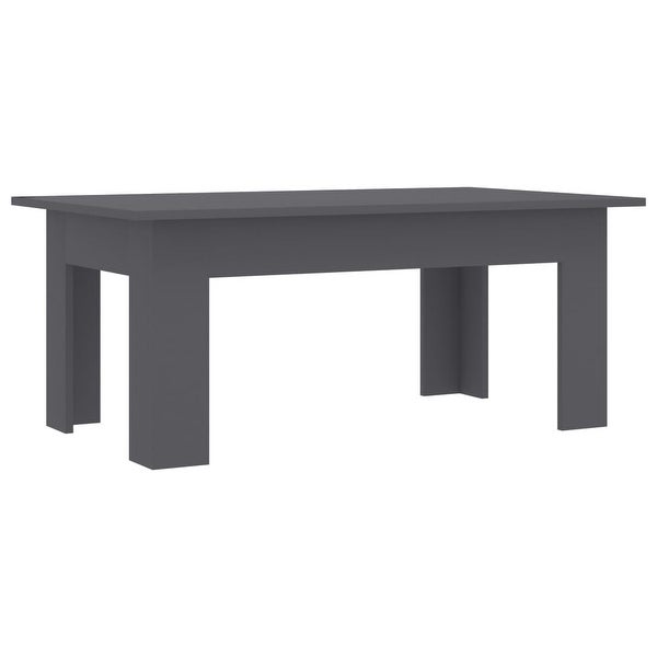 vidaXL Coffee Table Gray 39.4