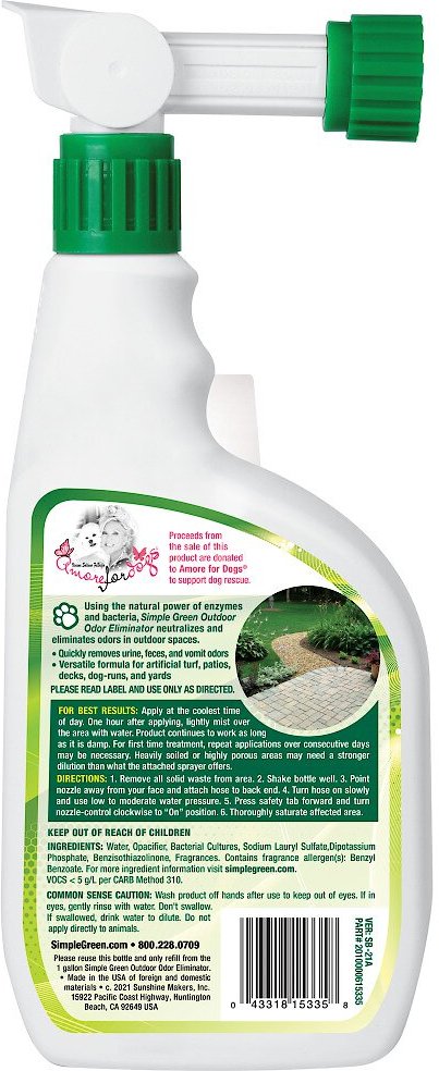 Simple Green Outdoor Dog and Cat Odor Eliminator