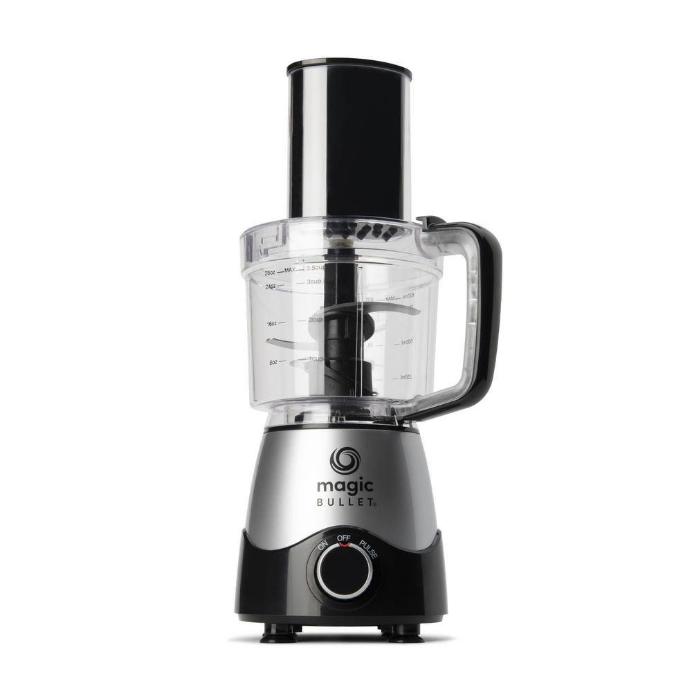 NutriBullet Kitchen Express 16 oz. Single Speed Silver Blender with 3.5 Cup Work Bowl and Lid MB50200