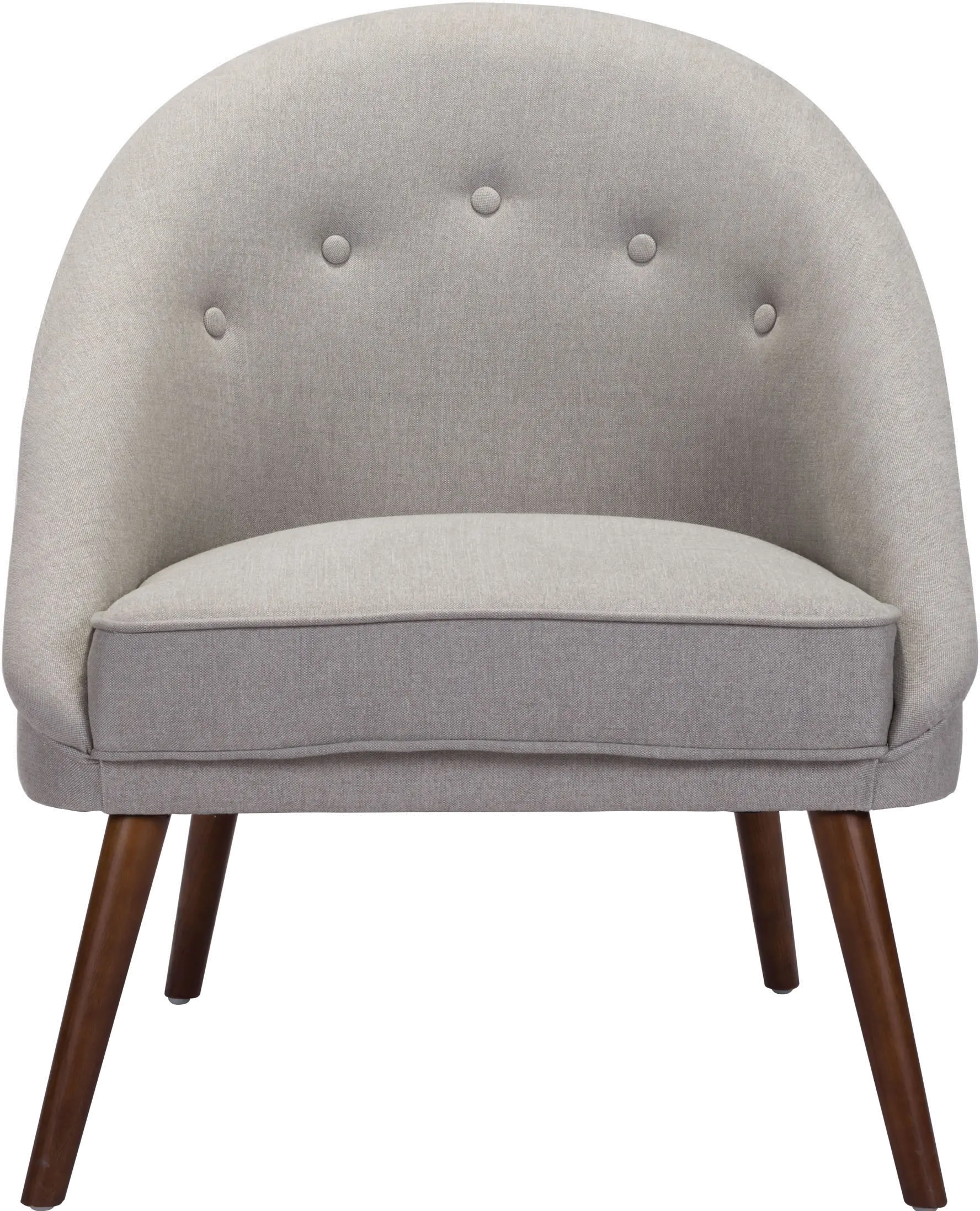 Cruise Mid Century Modern Gray Accent Chair