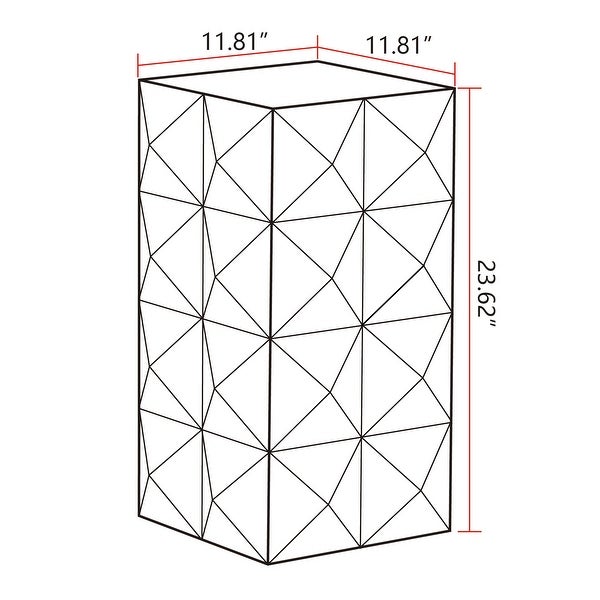 Three-dimensional Embossed Pattern Design Retro Coffee Table