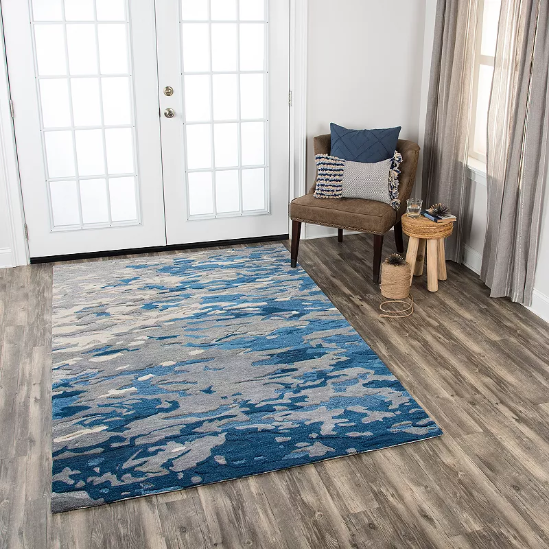 Rizzy Home Tina Vogue Dark Blue/Gray Rug