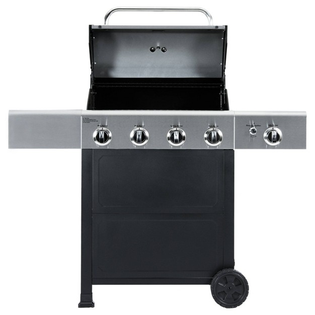 Kenmore 4 burner Open Cart Grill With Side Burner