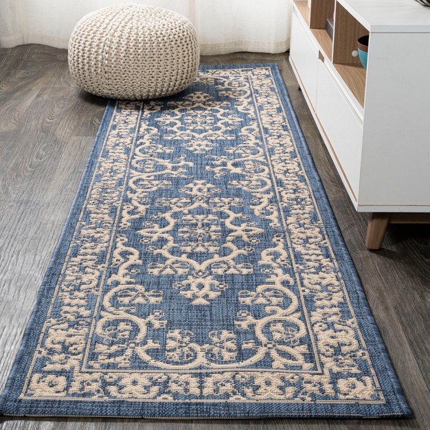 Galon Filigree Indoor outdoor Area Rug Jonathan Y