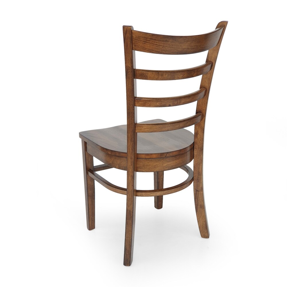 Prestage Rubberwood Dining Chairs (Set of 4) by Christopher Knight Home