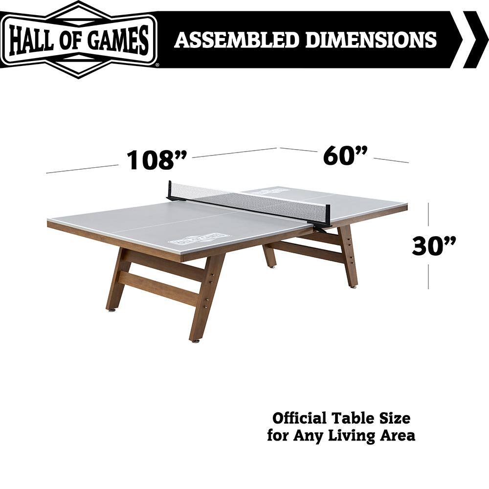 HALL OF GAMES Official Size Wood Table Tennis Table TT218Y19006