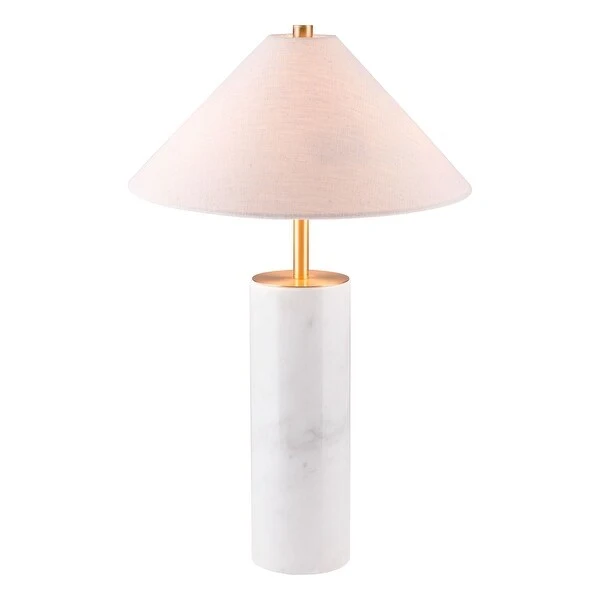 Aspen Park Table Lamp Beige and White