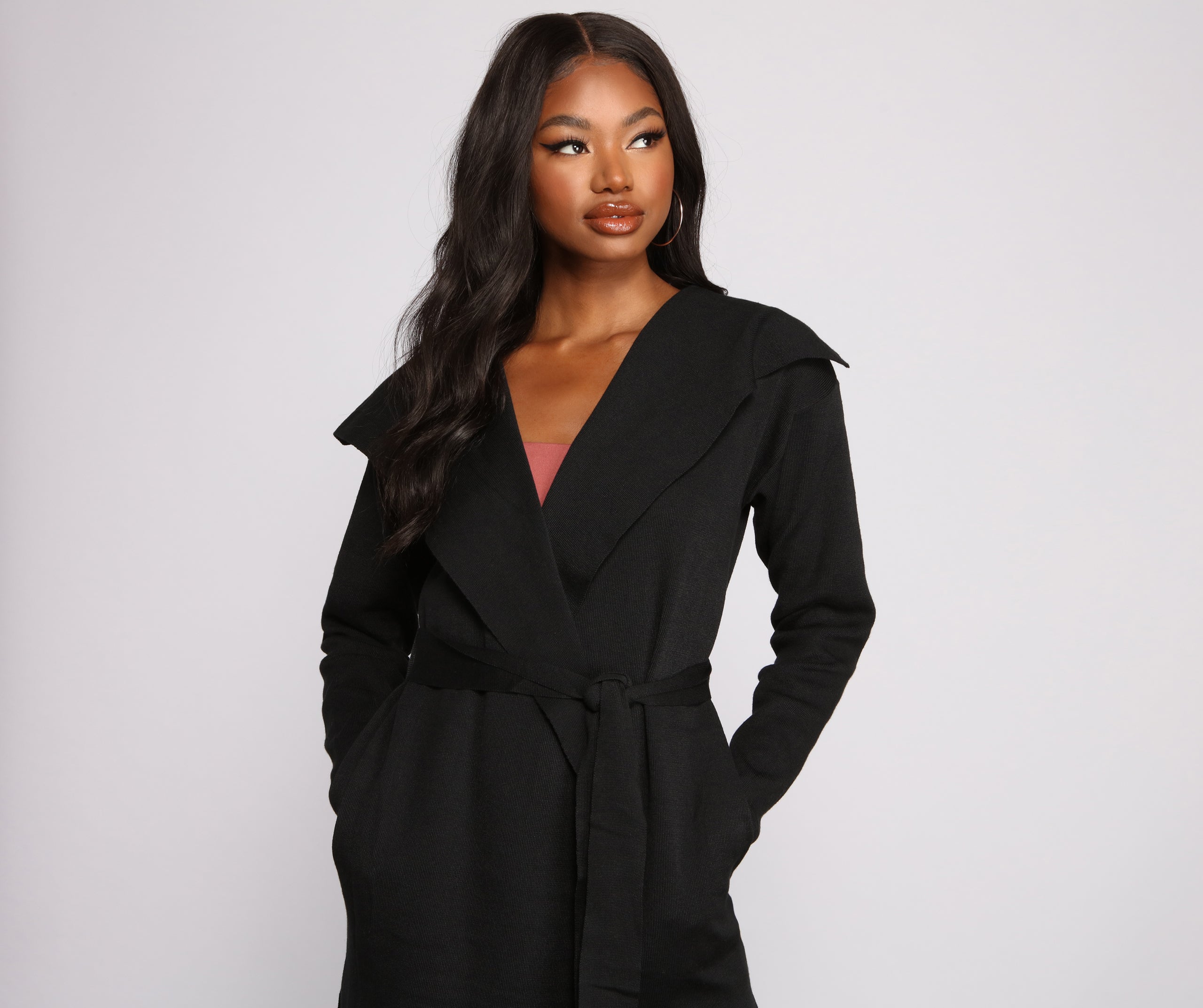 Trend Alert Tie Waist Trench Duster