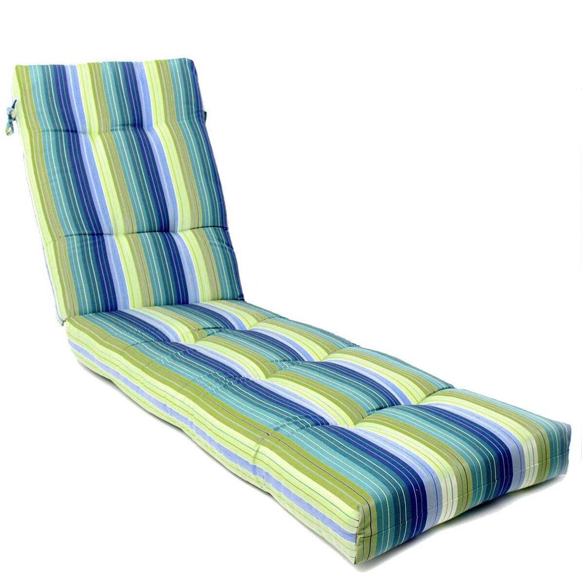 Sunbrella Seville Seaside Long Outdoor Replacement Chaise Lounge Cushion By Signature