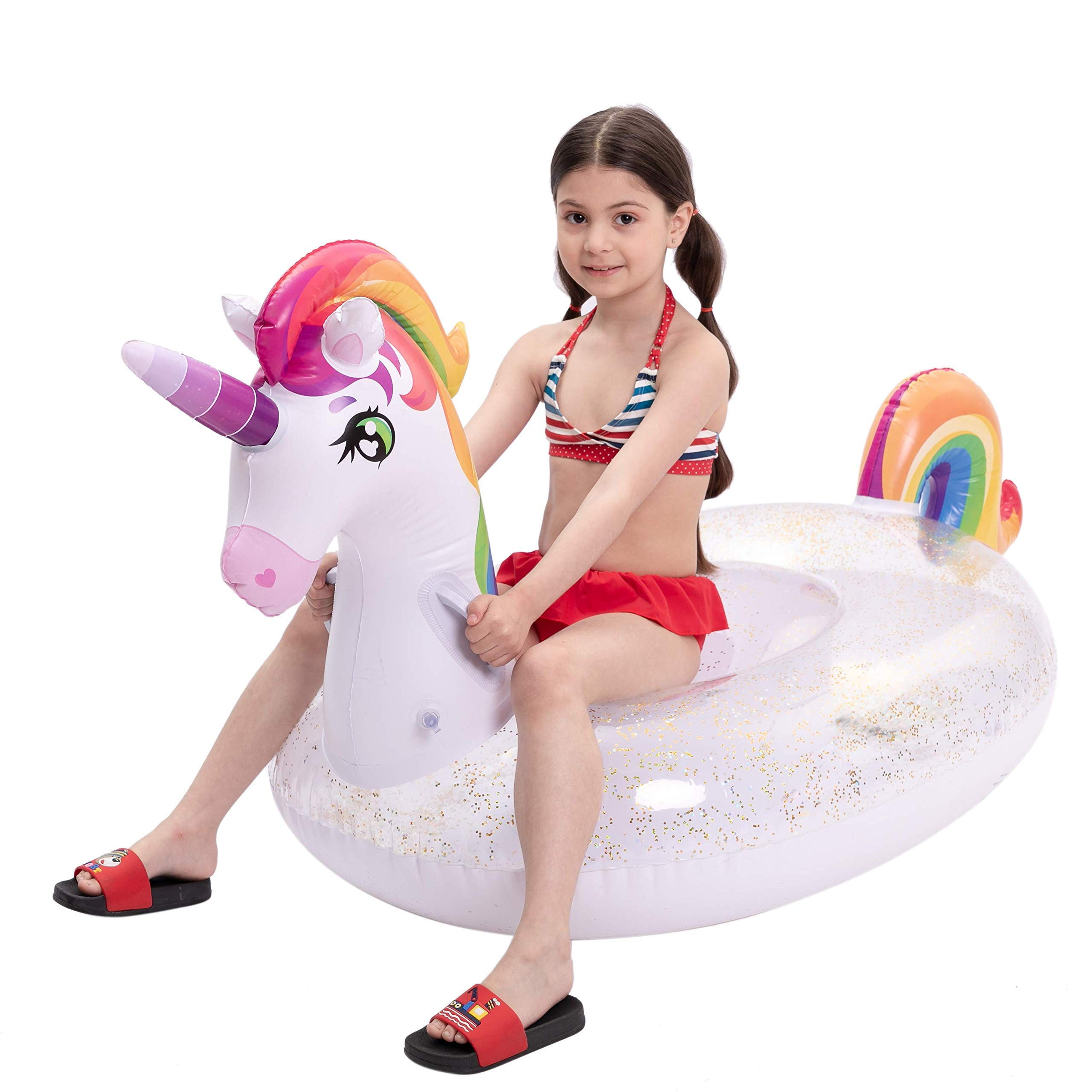 Clearance -  Unicorn with Glitters Pool Float