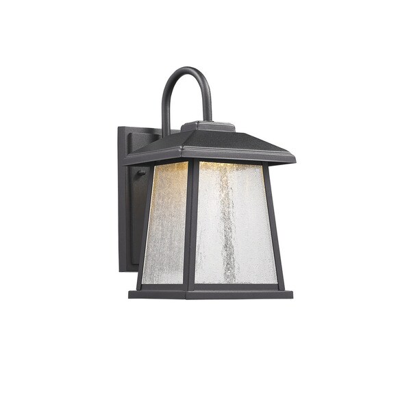 1-light Textured Black LED Outdoor Wall Lantern Shopping - The Best Deals on Outdoor Wall Lanterns | 18434013