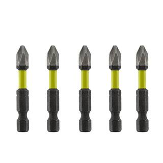 RYOBI 2 in. Diamond Grit Impact Drive Bits (5-Piece) A96502