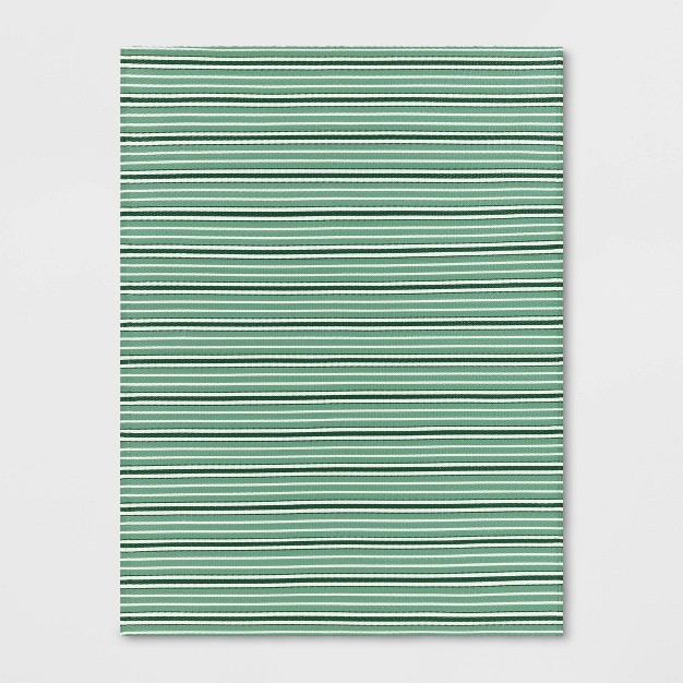 Striped Indoor outdoor Rug