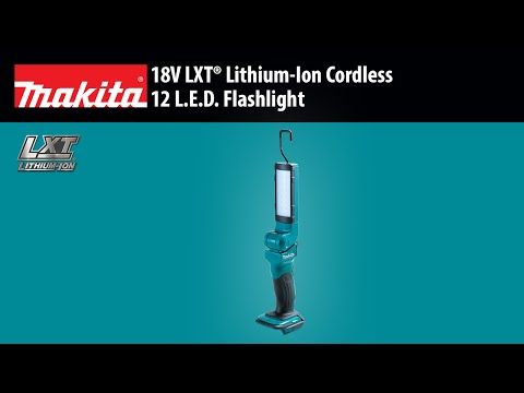 Makita DML801 18V LXT Lithium‑Ion Cordless 12 L.E.D. Flashlight