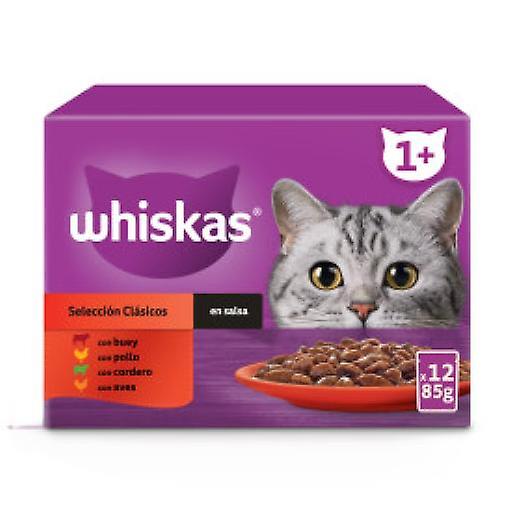 Whiskas Classic Selection Wet Food in Sauce for Cats (Cats ， Cat Food ， Wet Food)