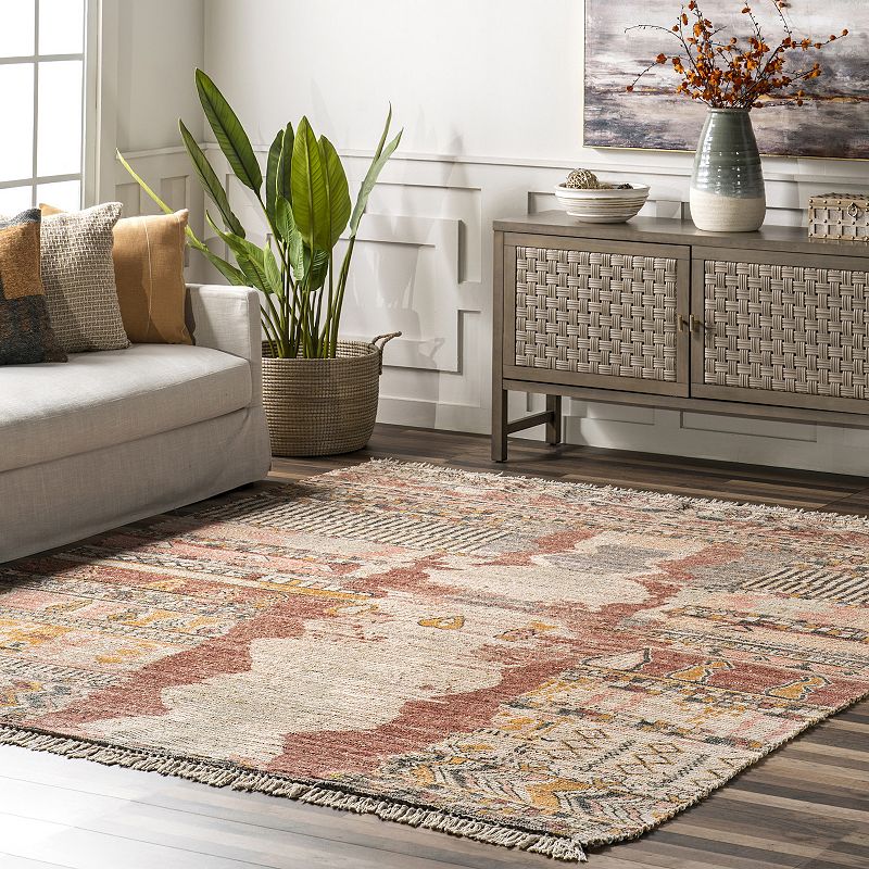 nuLoom Vintage Flatweave Hermina Area Rug