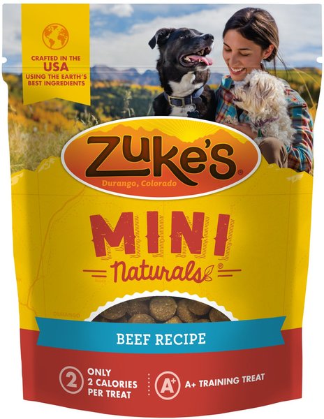 Zuke's Mini Naturals Beef Recipe Dog Treats