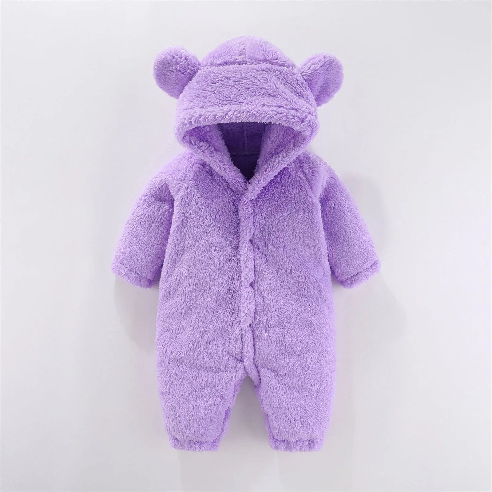 0-12M Newborn Baby Rompers Autumn Winter Warm Fleece Baby Boys Girl Costume Baby Girls Clothing Animal Overall Baby Jumpsuits