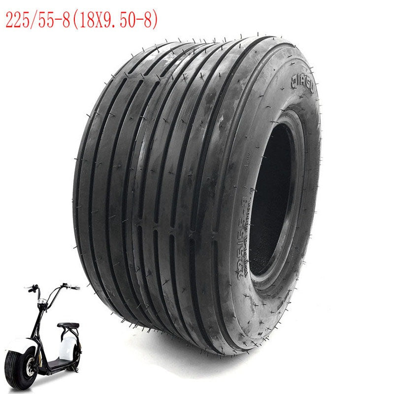 Tire 18X9.50-8 225/55-8 for Electric Scooter 60V 12A 800W Street ATV Tubeless