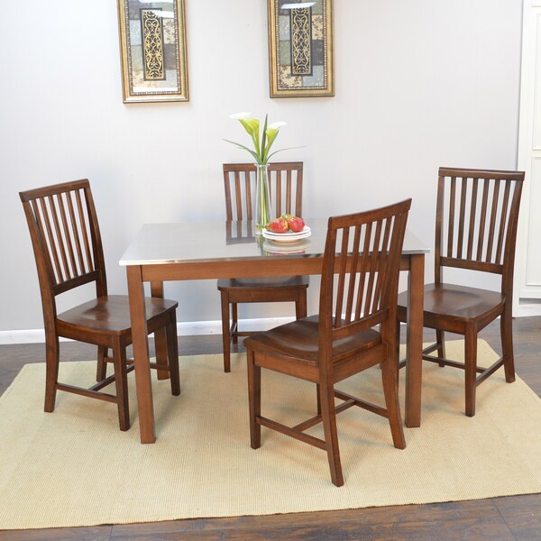 Perry Mission-style Hardwood Dining Chair