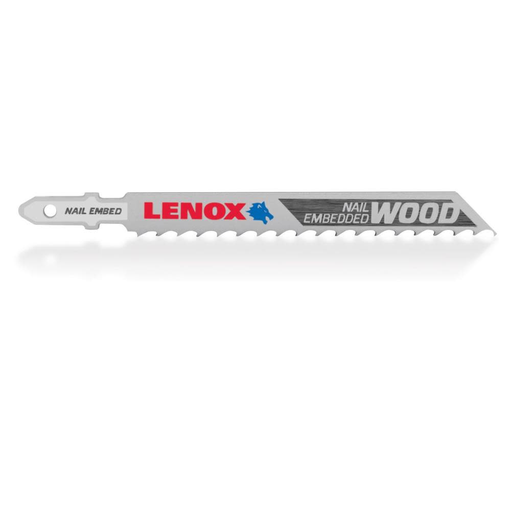 LENOX Jigsaw Blades B406T5 4 x 3/8 x 050 x 6 5pk