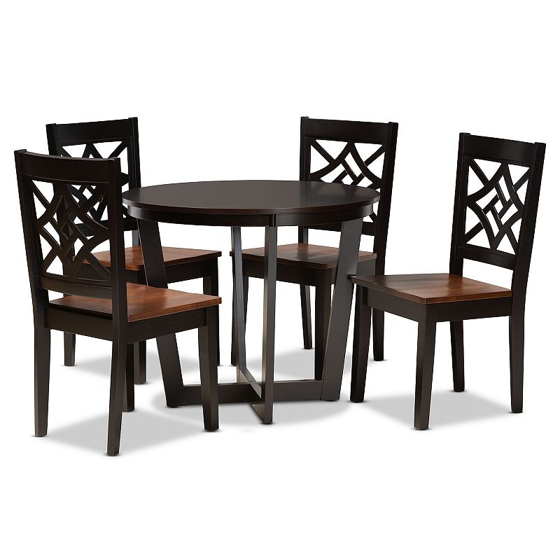 Baxton Studio Brava Dining 5-piece Set