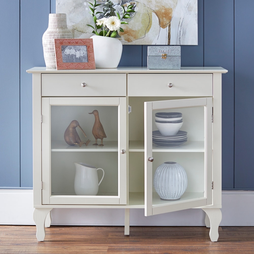 Copper Grove Rawdon Glass Front Buffet/Sideboard