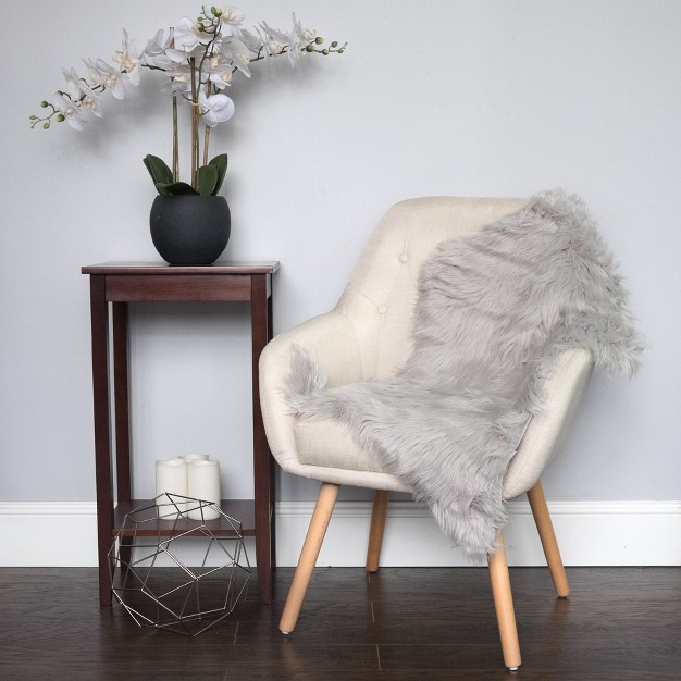 Fluffy Faux Sheepskin Fur Rug Chair Throw 3 x27 X 2 x27 By Sweet Home Collection