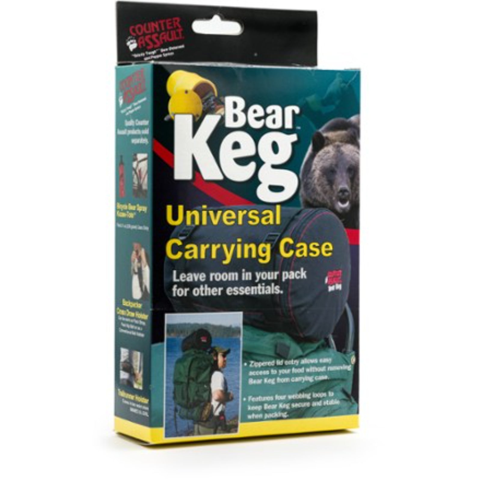 Counter Assault Bear Keg Carrying Case Adult Unisex Black