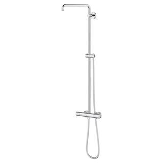 GROHE Euphoria CoolTouch 1-Spray Thermostatic Shower System in StarLight Chrome 26728000