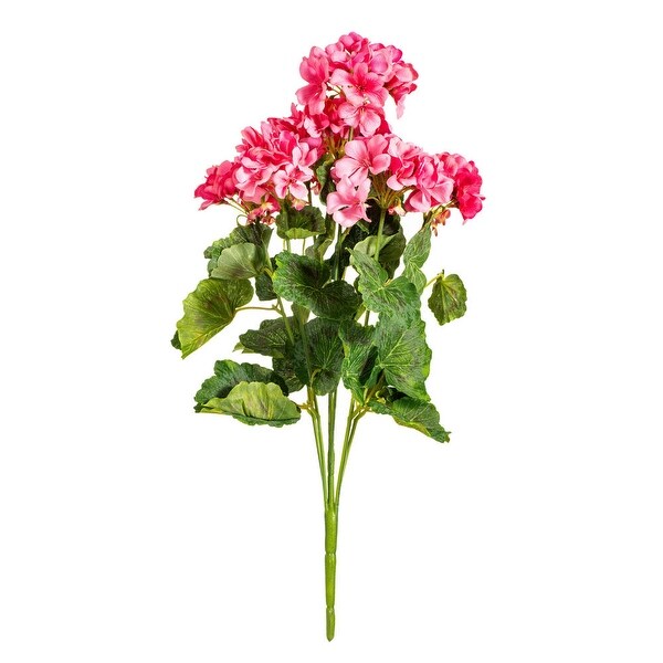 Vickerman 19.5 Coral Geranium Floral Bush