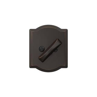 Schlage B60 Series Camelot Aged Bronze Single Cylinder Deadbolt Certified Highest for Security and Durability B60 N CAM 716