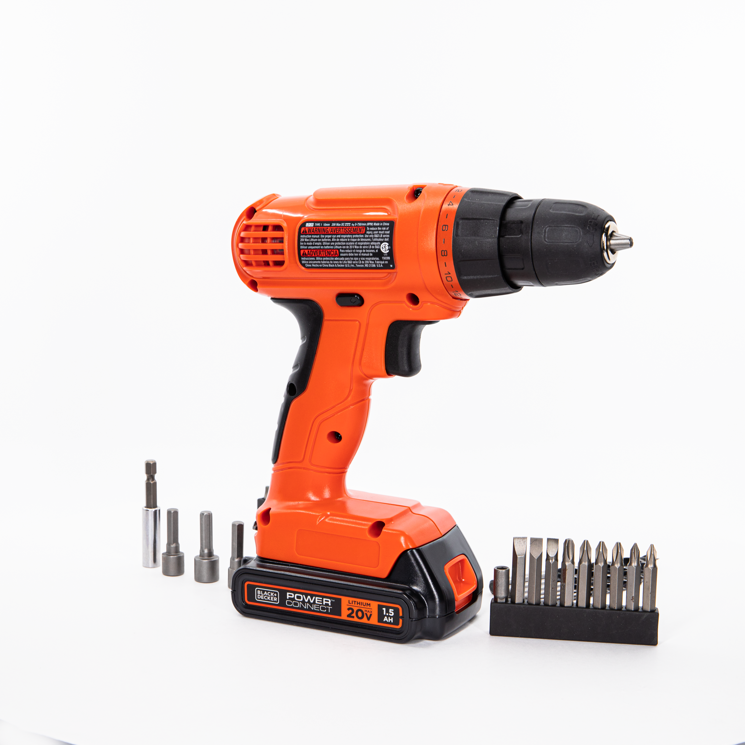 20V MAX* POWERCONNECT™ Cordless Drill/Driver + 30 Pc. Kit