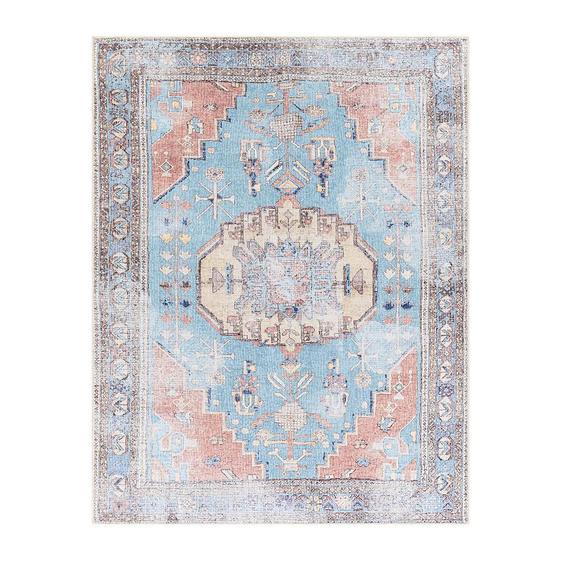 Decor 140 Albertha Traditional Washable Area Rug