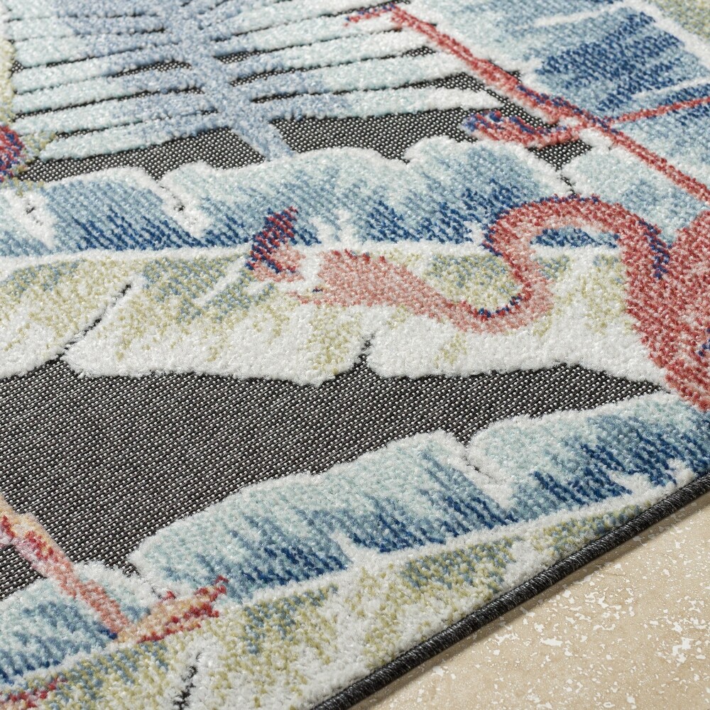 Artistic Weavers Lakeside Tropical Floral Outdoor Area Rug