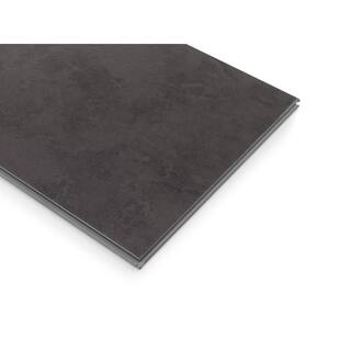 NewAge Products Slate Gray 28 MIL x 12 in. W x 23 in. L Click Lock Water Resistant Vinyl Tile Flooring (13.4 sqftcase) 12000